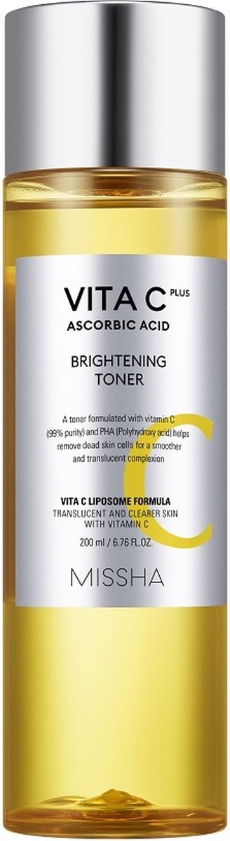 Missha - Vita C Plus Ascorbic Acid Brightening Toner - 200 ml