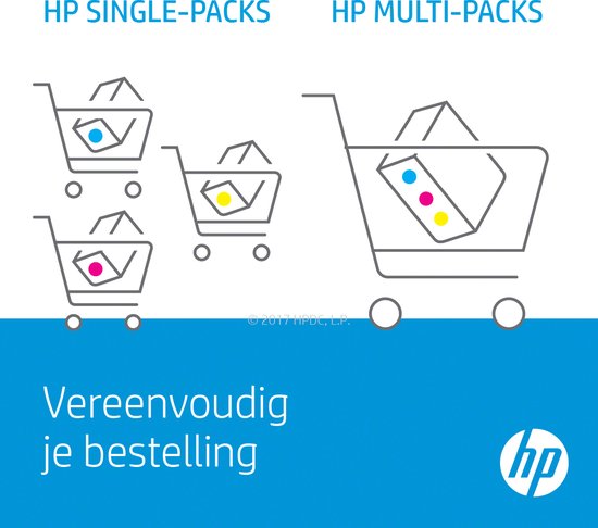 HP SD518AE inktcartridge 3 stuk(s) Origineel Zwart, Cyaan, Magenta, Geel