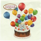 Servetten - Happy Birthday - Verjaardag - Feest - 33 x 33 cm - 20 Stuks - Kinder Verjaardag - Voordeel Set 2 x 20 Stuks