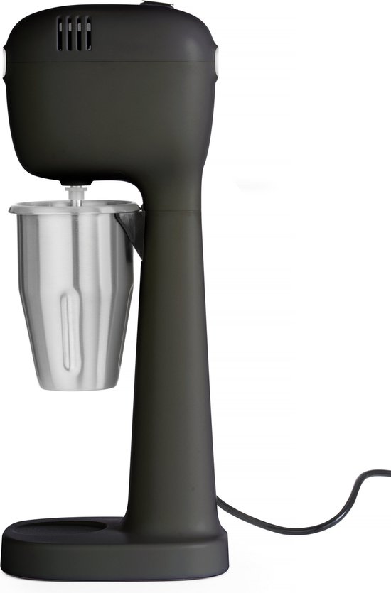 Milkshakemixer BPA-Vrij - Design By Bronwasser - HENDI - Zwart - 230V/400W - 170x196x(H)490mm - HENDI 221495
