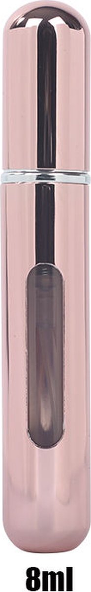 Vinlya - Parfum verstuiver navulbaar - 2 Stuks - 8ML - Mini Parfum Flesje - Roze - Hervulbare parfum verstuiver - Parfum voor je reis