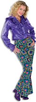 Broek Flairpijp Sixties Blok Groen