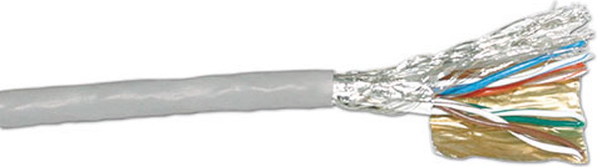 ACT FP600B CAT6 S/FTP PVC Patchkabel Soepel Grijs - 305 meter