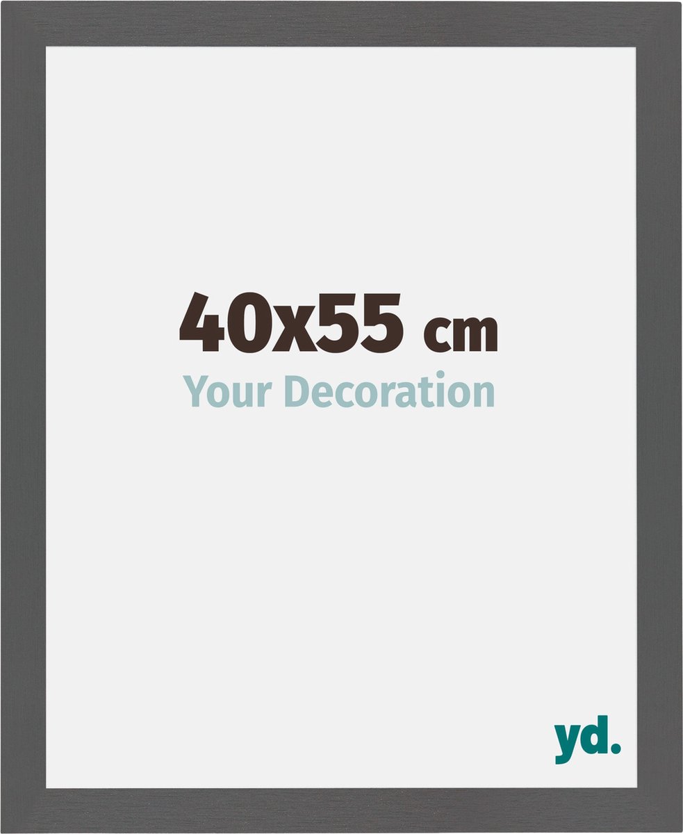yd. Your Decoration - Fotolijst 40x55 cm - MDF - Antraciet - Mura