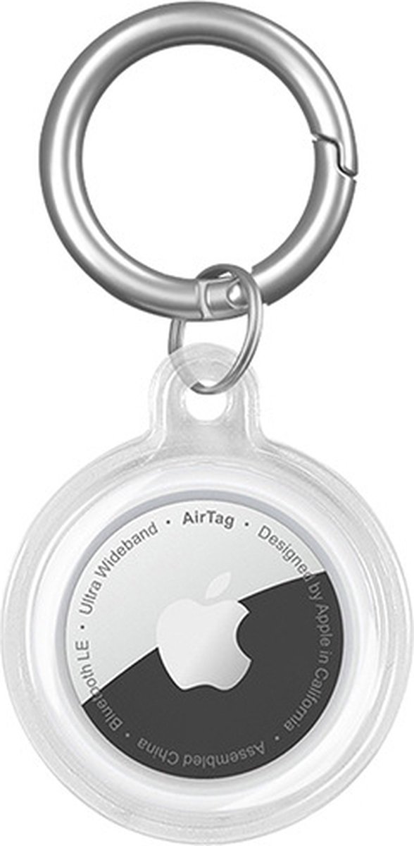 Étui/porte-clés en Siliconen pour Apple AirTag – Transparent