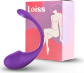 Loiss® - Lush 3- Vibromasseur portable - Oeuf vibrant - Contrôlable via l'appli ou l'oeuf - Vibromasseur - Stimulateur de clitoris - Vibromasseur pour femme - Sextoy pour couple - Violet