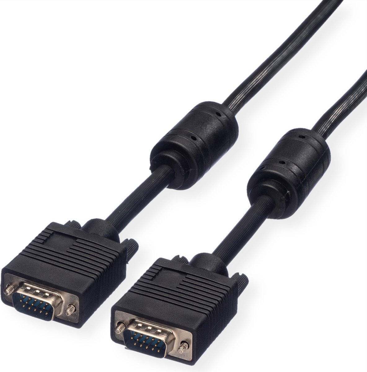 Image of ROLINE SVGA kabel HD15 M/M met ferrietkern, 20 m