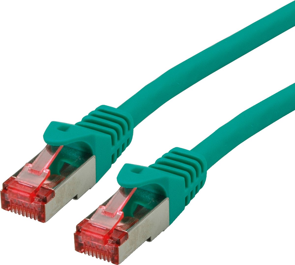 ROLINE patchkabel Cat.6 S/FTP (PiMF), componentniveau, LSOH, groen, 1 m