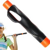 Golf grip trainer - Oranje - Golf training accesoires - Golfen - Griptrainer golfen - Golftrainingsmaterialen - Golfaccesoires - Golfgrip trainer - Golf griptrainer
