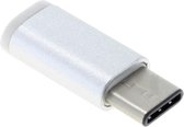 Verloop Adapter Micro USB naar USB C Adapter Wit