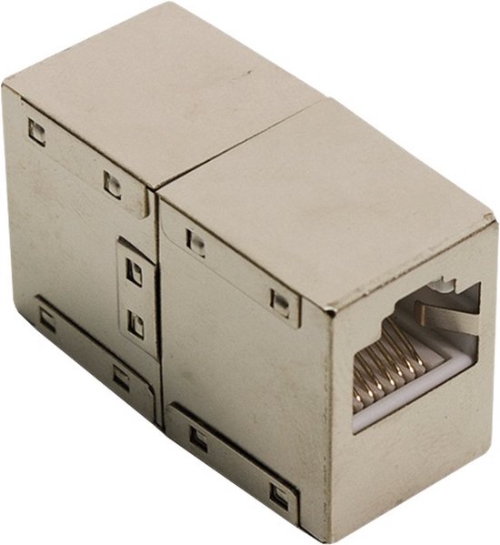 STP CAT5e RJ45 (v) - RJ45 (v) crossover netwerkadapter / grijs | bol.com