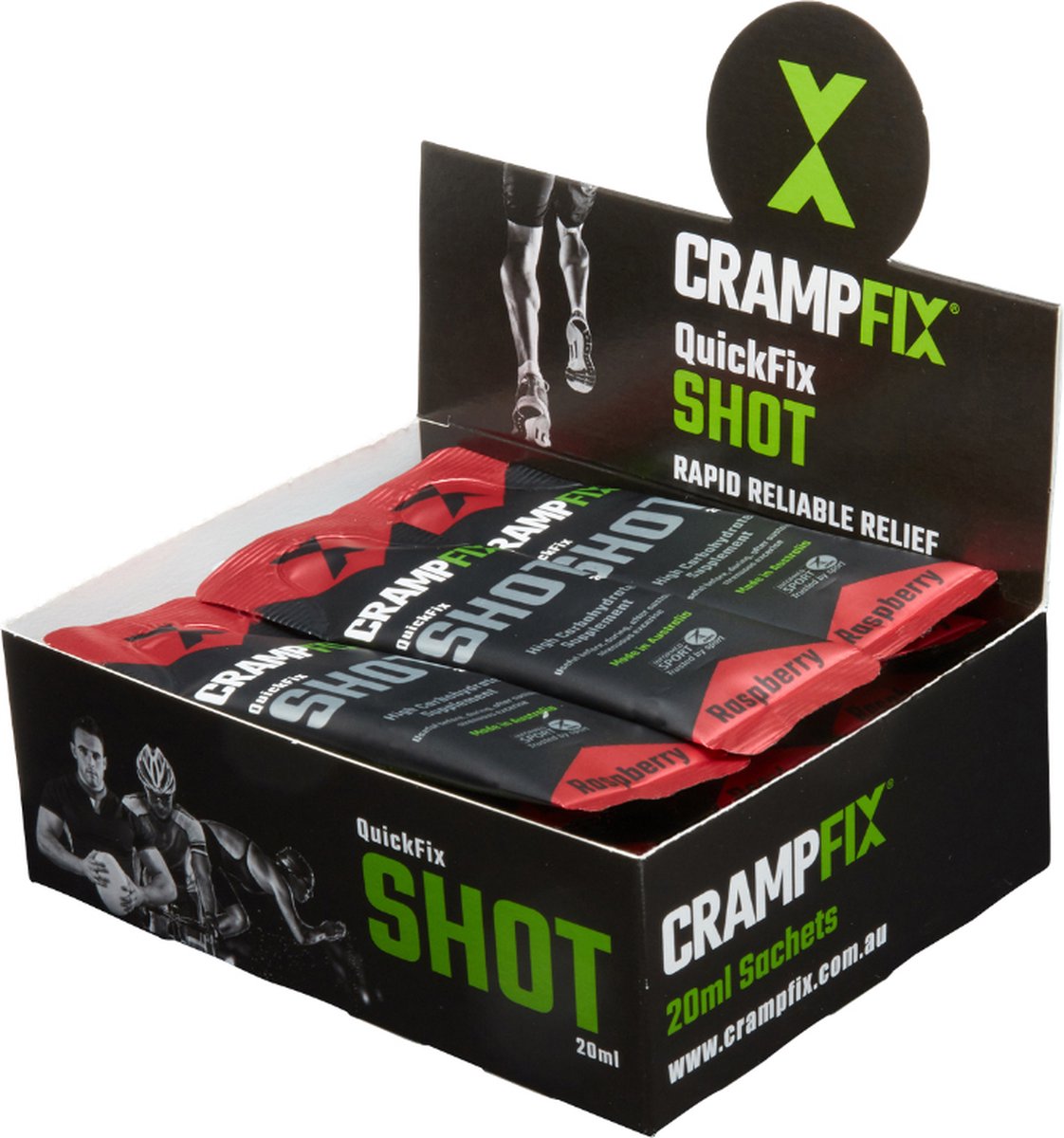 Goedkoopste Crampfix doos 15 sachet Raspberry 20 ml