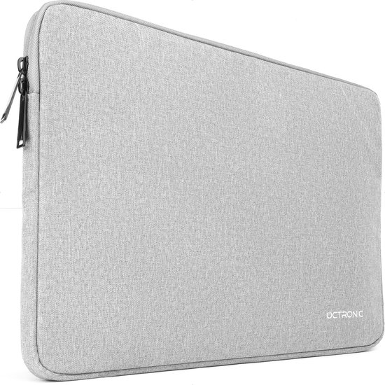 Housse pour ordinateur portable 13 pouces - Housse pour ordinateur portable adaptée au MacBook Pro 14 pouces - Housse pour tablette - avec pochette organiseur de câbles - Grijs