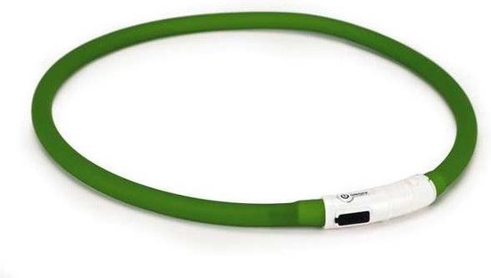 Beeztees Safety Gear Dogini - Halsband Hond - Groen - 70 cm