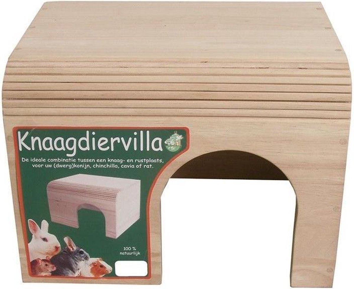 Knaagdiervilla hout