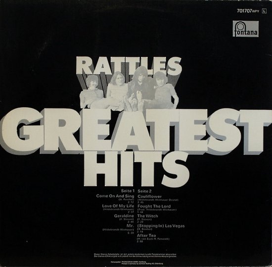 Rattles Greatest Hits (LP), The Rattles Muziek bol