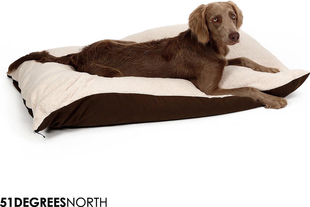 51DN - Sheep - Pillow - Beige/Brown - L: 115x80cm