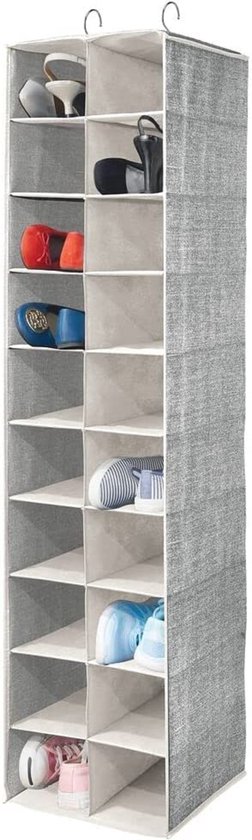 Over-de-deur hangende organizer met 4 zakken - Ruimtebesparende
