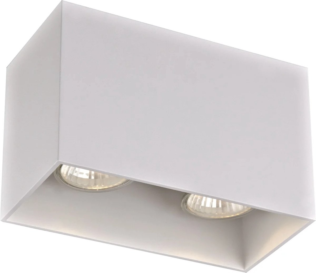 BABAR Plafondlicht wit vierkant 2xGU10 excl (max 50W)