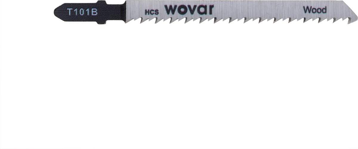 Wovar Decoupeerzaagbladen 101B Hout Fijn | Set 5 Stuks | Decoupeerzaagjes