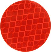 Ronde Auto Reflecterende Sticker - reflecterende sticker - reflectie sticker - 10 stuks - Rood
