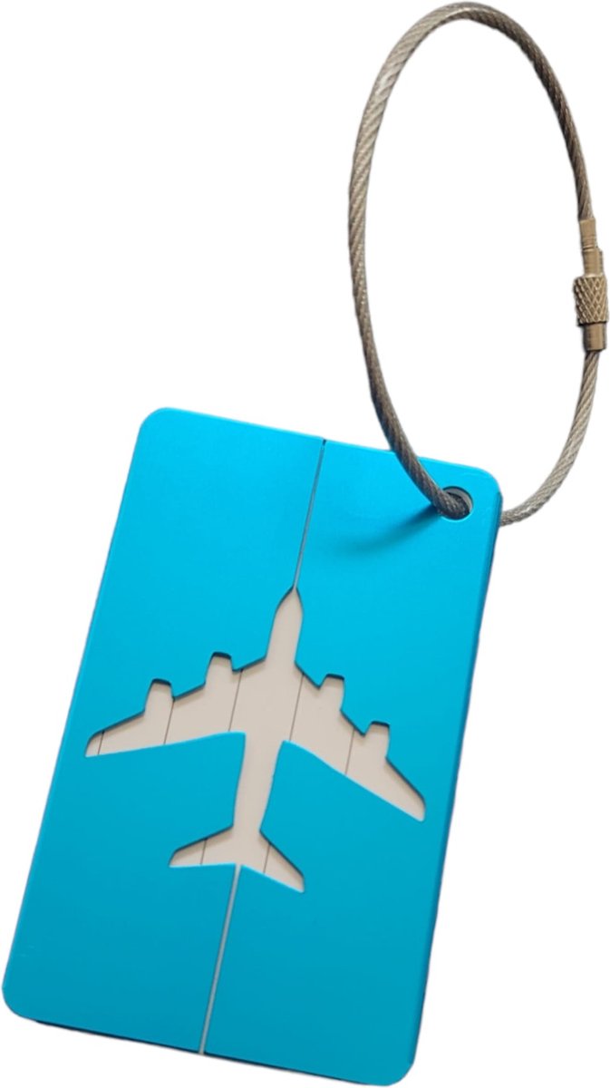 Bol.com Bagage label - Kofferlabel - Reizen met het vliegtuig / bagagelabels voor koffers handig voor reizen met het vliegtuig -... aanbieding