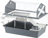 Ferplast Barn 80 - Knaagdierkooi - Grijs - 78 x 48 x 65 cm