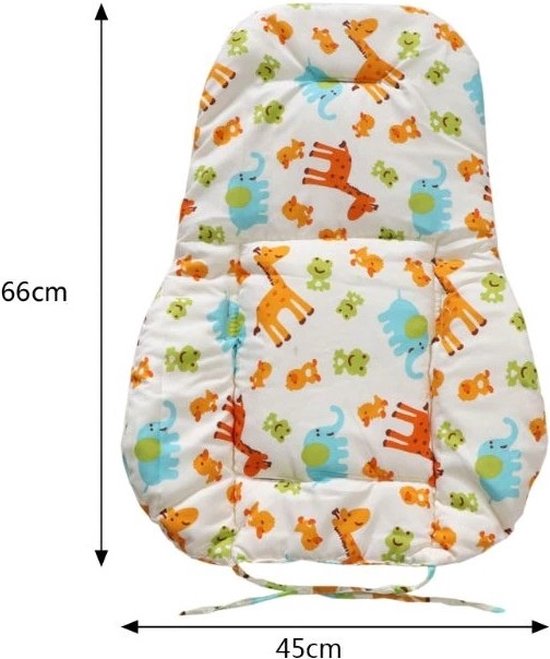 Allernieuwste Buggy Inleg Kussen Regenboog - Tweezijdig bruikbaar - Kinderwagen - Kinderstoel hoes - Wasbaar van Allernieuwste — afbeelding 4