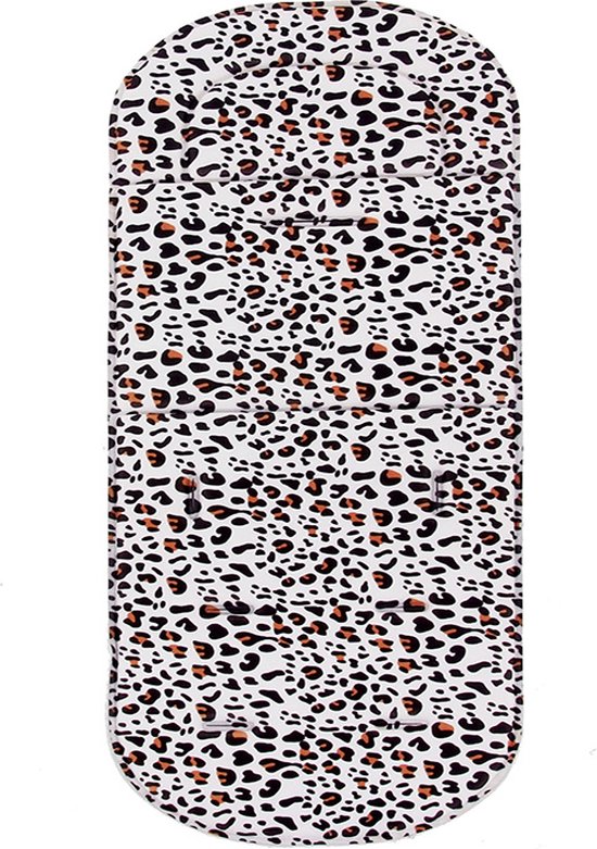 Allernieuwste Buggy Inleg Kussen Panter Print - Tweezijdig bruikbaar - Kinderwagen - Kinderstoel hoes - Wasbaar van Allernieuwste — afbeelding 3
