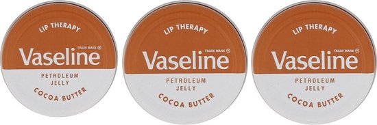 Vaseline Lip Therapy - Cocoa Butter - 3 x 20 gram