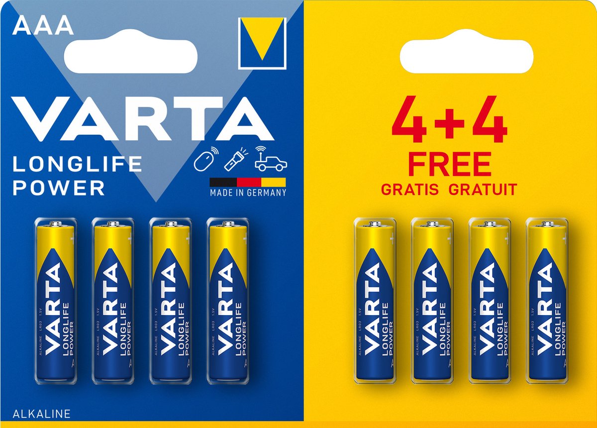 Varta AAA High Energy Batterijen