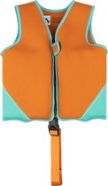 Swim Essentials Zwemvest Kind - Oranje/Groen - 18-30 kg - 4-6 jaar