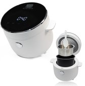 Velaryon® - Rijstkoker klein - Multicooker met 4 kook programma's - 2L inhoud - Touchscreen - Timer en Warmhoudfunctie - Anti-aanbaklaag - Stoominzet