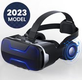 Bolify- VR Bril - Virtual Reality Bril - Inclusief Koptelefoon -Luxe VR Bril voor smartphone - Zwart - Luxe