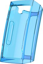 DrPhone SWC5 TPU Beschermhoes – TPU Case - Soft Shell - Flexibel – Geschikt voor Fitbit Charge 3 - Blauw Transparant