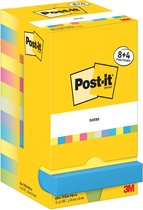 Post-It Notes Energetic, 100 feuilles, pi 76 x 76 mm, 8 + 4 OFFERTS