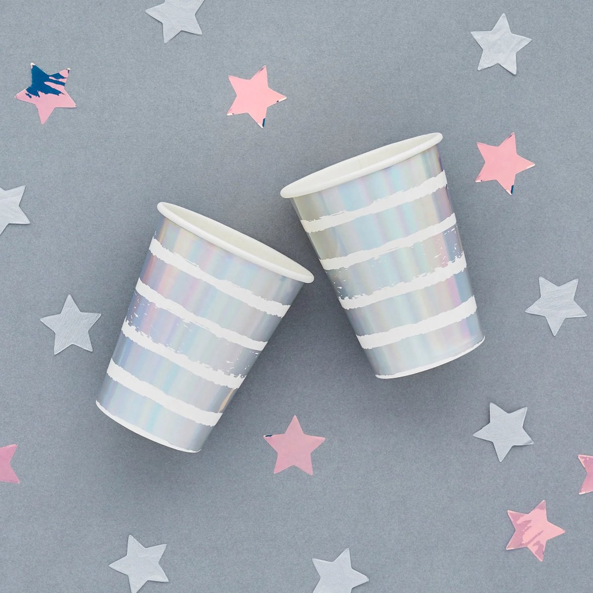 Iridescent Strepen – 10 stuks