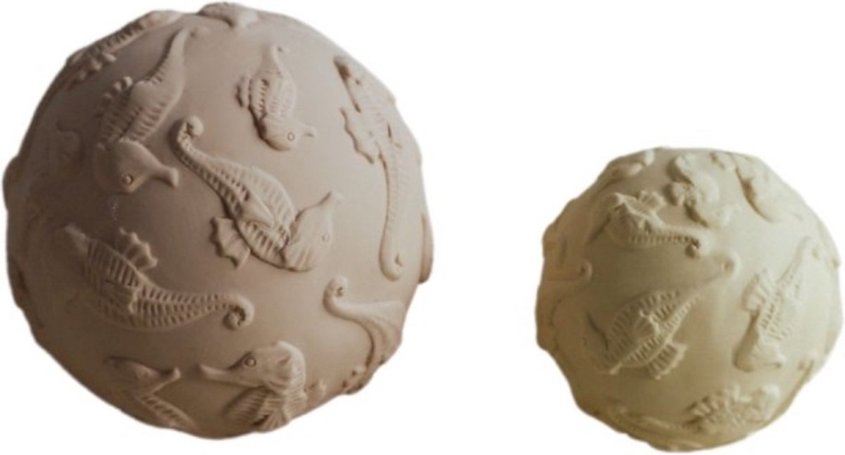 Natruba sensorsische ballen set van 2 - beige Zeepaard