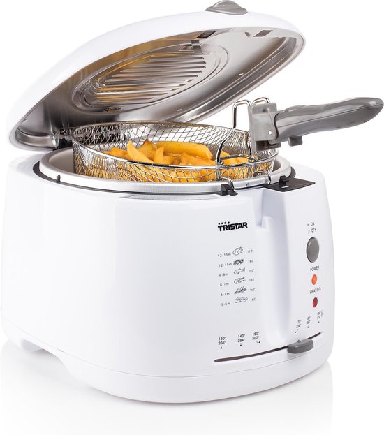 Alpina Frituurpan 2.5L - Friteuse met instelbare Thermostaat
