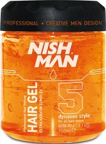 Nishman Gel Dynamic Style Ultra Hold Styling Hair Gel - 750 ml