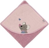 Mabel badhanddoek met capuchon, leeftijd 0 maanden +, 80 x 80 cm, roze