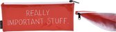 CGB Giftware Strictly Business Tools of a Genius Pencil Case -Really Important Stuff-(One Size) (Red) 27 x 12 x 1 cm; 50 g