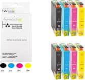 Improducts® 2x multipack 503xl / 503 inkt cartridges geschikt voor Epson Expression Home XP5200, XP5205, WorkForce WF2960DWF, WF2965DWF (503XL) 8 cartridges