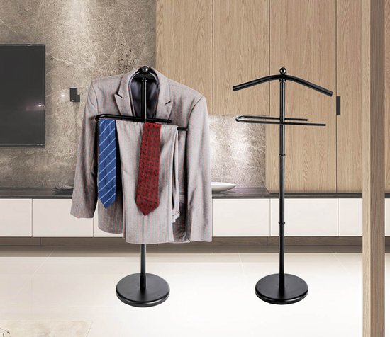 PLAY IT Dressboy Kledingrek Zwart Mat - 110x45x25cm