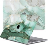 Lunso - Geschikt voor MacBook Air 13 inch (2020) - case hoes - Green Maeve - Vereist model A2179 / A2337
