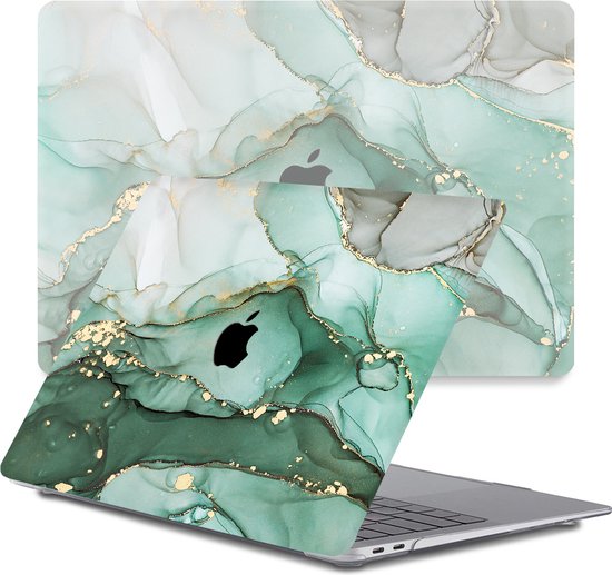 Lunso - MacBook Air 13 pouces (2020) - housse - Vert Maeve