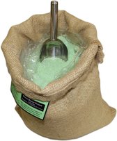 Aromatherapie Badzout - Stress Buster - Bergamot, Geranium & Vetiver - Hessian Zak - 7Kg