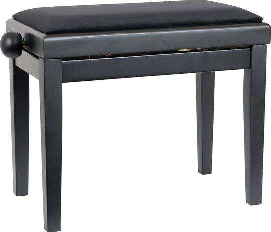 Innox PB 40BK-M pianobank – in hoogte verstelbaar – zwart