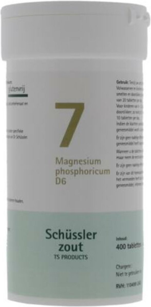 Pfluger Schussler Zout nr 7 Magnesium Phosphor D6 - 2 x 400 tabletten