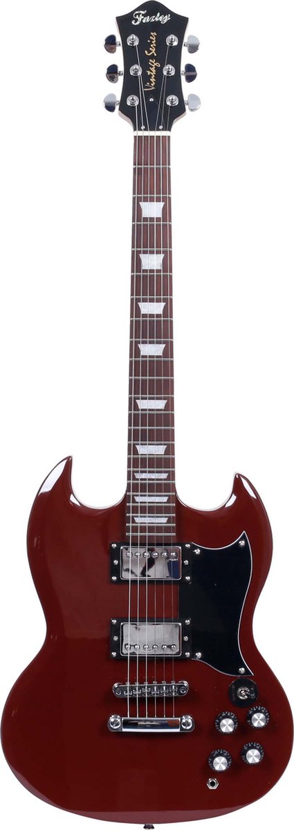 Fazley Vintage Series FSG418 Dakota Red elektrische gitaar